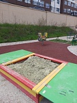 Завезли песок на детскую площадку в песочницу по ул. Вакуленчука, д 28